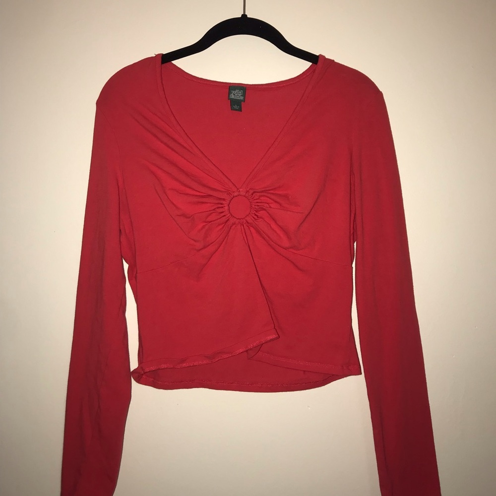 Red Wild Fable Long Sleeve